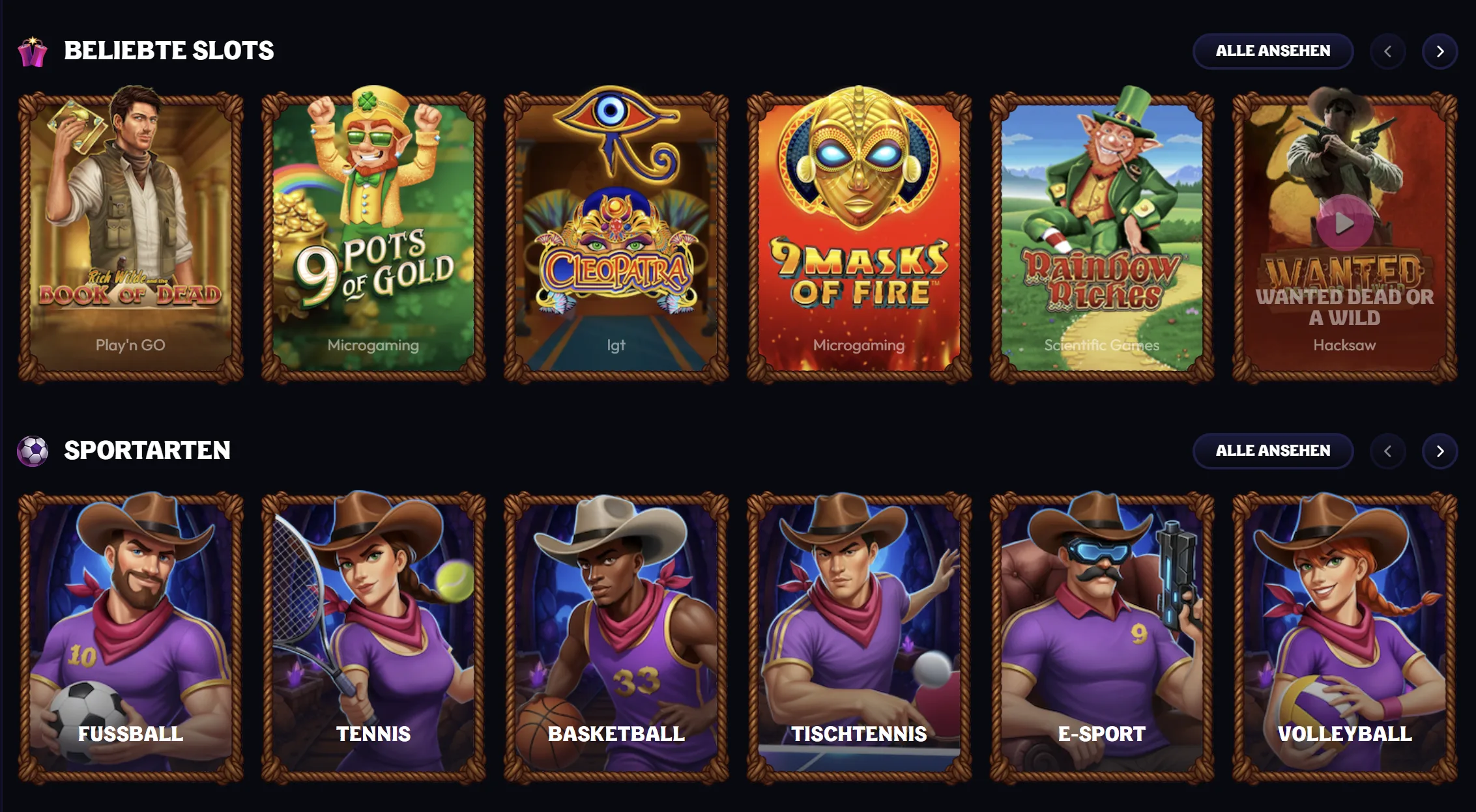 Wildzy Casino Spiele